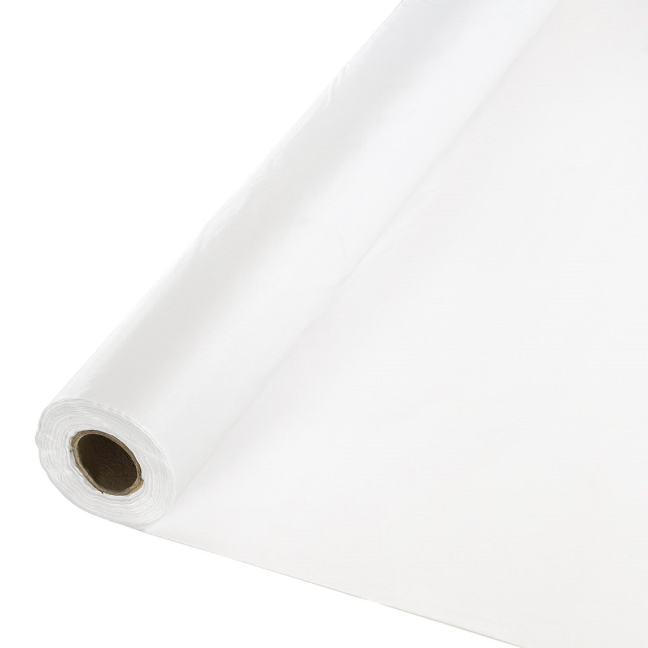 Party Central Disposable Banquet Party Table Cloth Roll - 250' - White